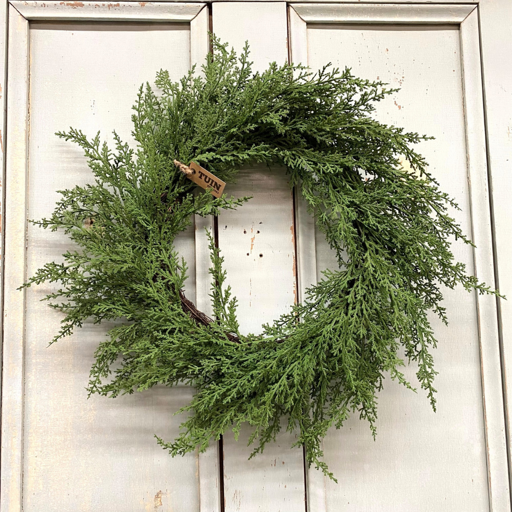 Cypress Wreath - 18"D