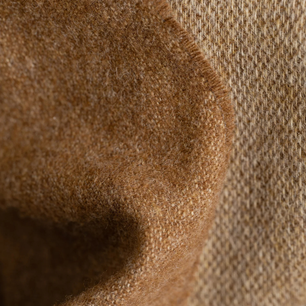 McNutt of Donegal Merino Wool Blanket - Chestnut