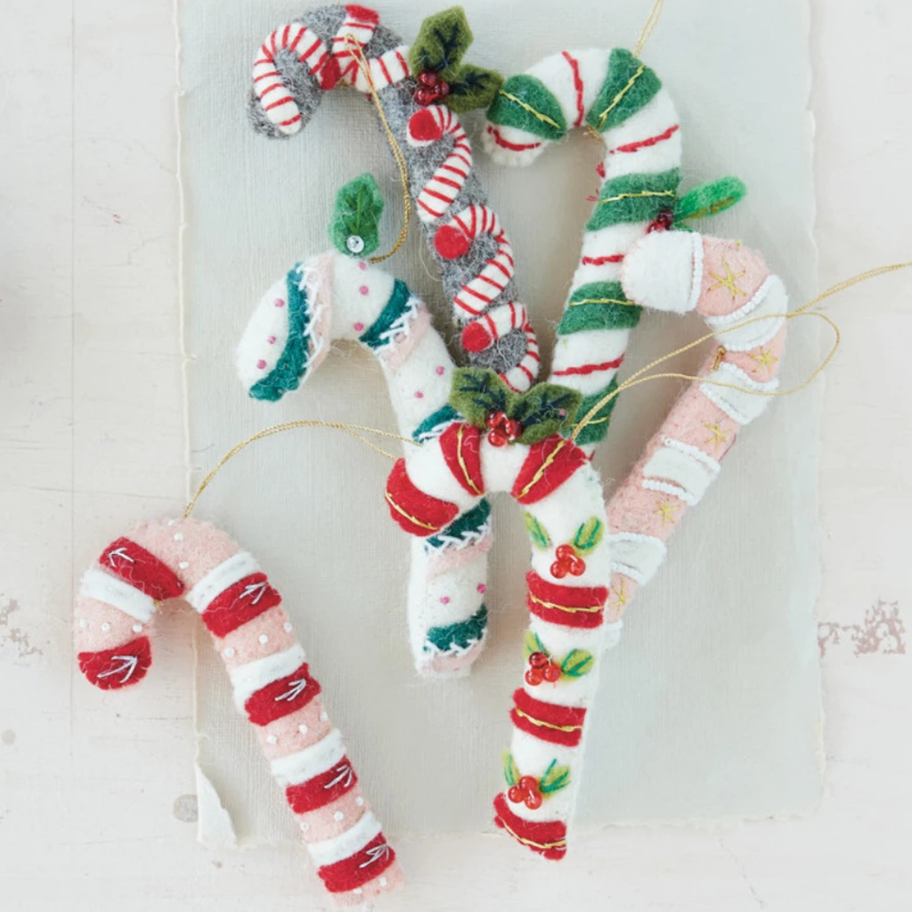 Candy Cane Ornaments (Six Styles Available)