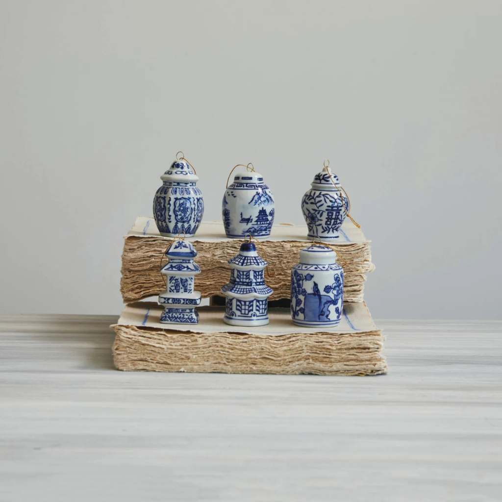 Ginger Jar Ornament (Six Styles Available)