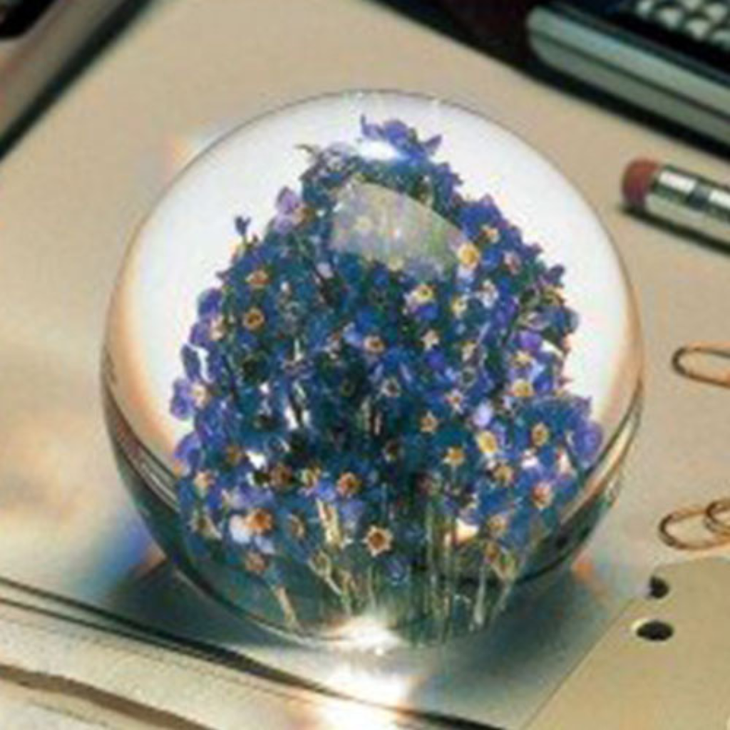 Forget-me-Not Paperweight