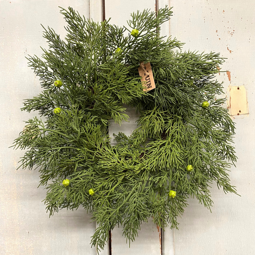 Cedar Berry Wreath - 14"D