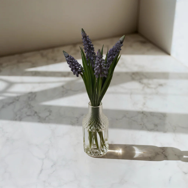 Lavender Muscari Stem Bundle - 10.5"H