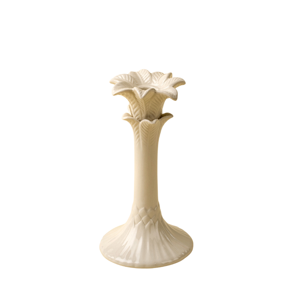 Palm Tree Candle Holders - Cream (Two Sizes Available)