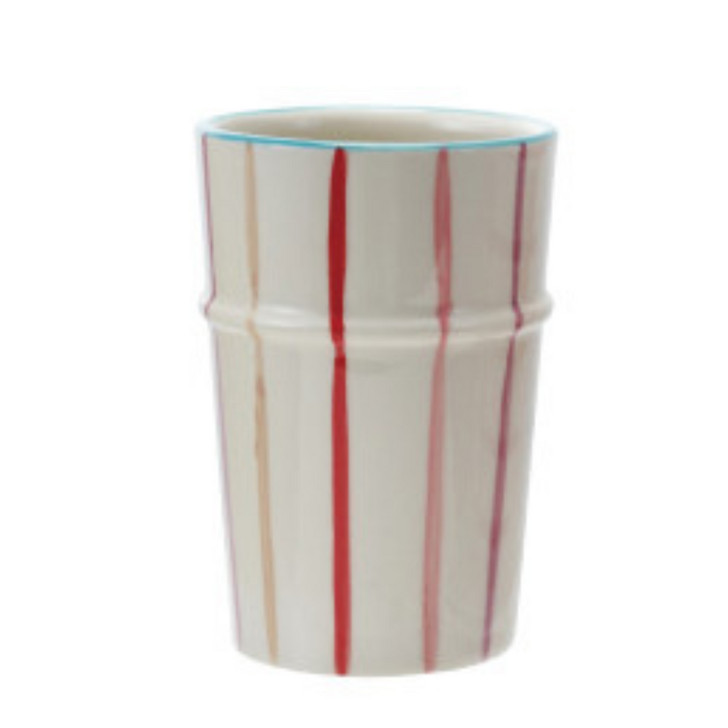 Hand-Painted Striped Cups (Two Colours Available)