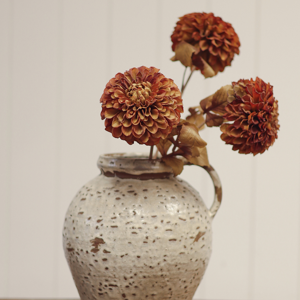 Pompom Dahlia Stem - 28"H