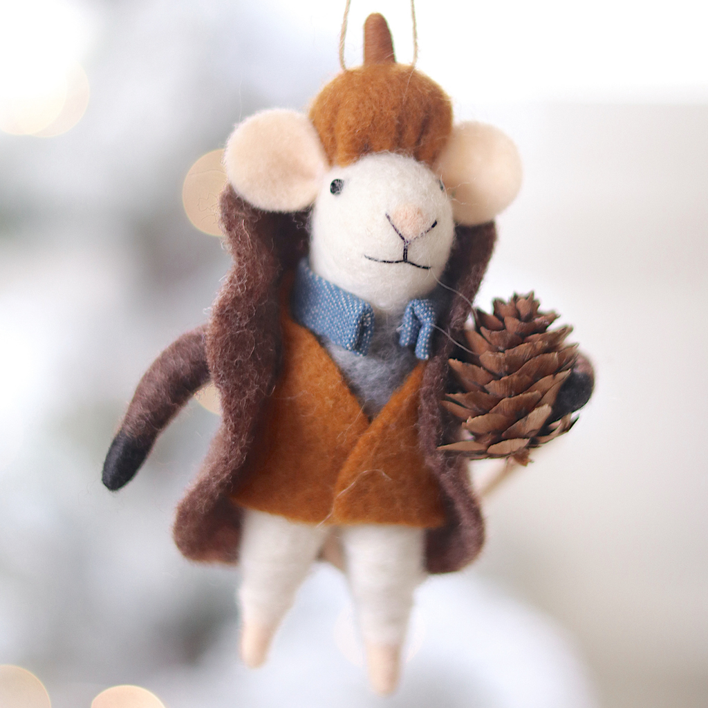 Dapper Declan Mouse Ornament