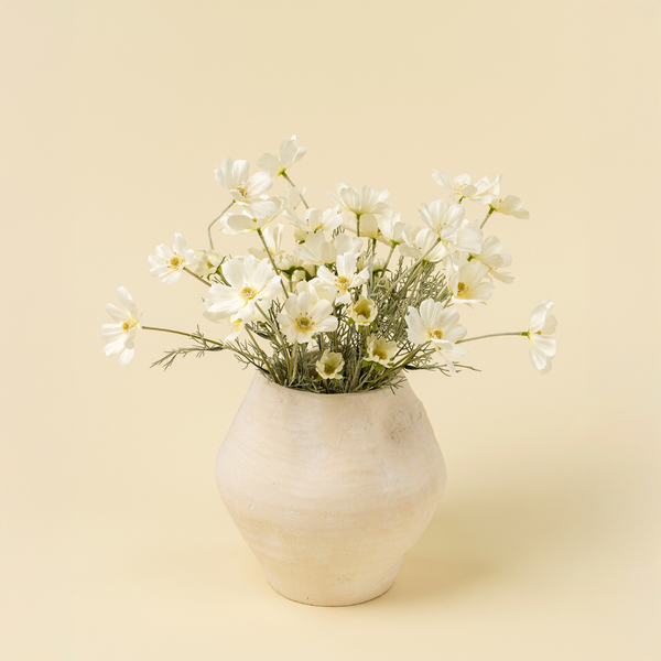 White Cosmos Stem - 24"H