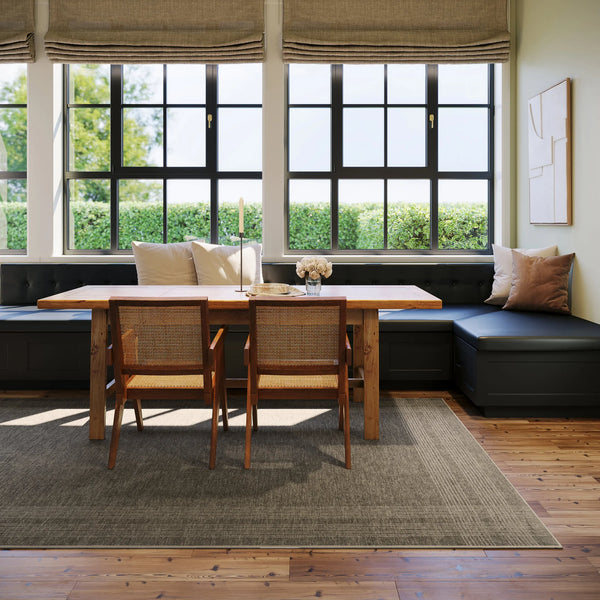 Dash & Albert - Bedford Soft Plaid Brown Machine Washable Rug