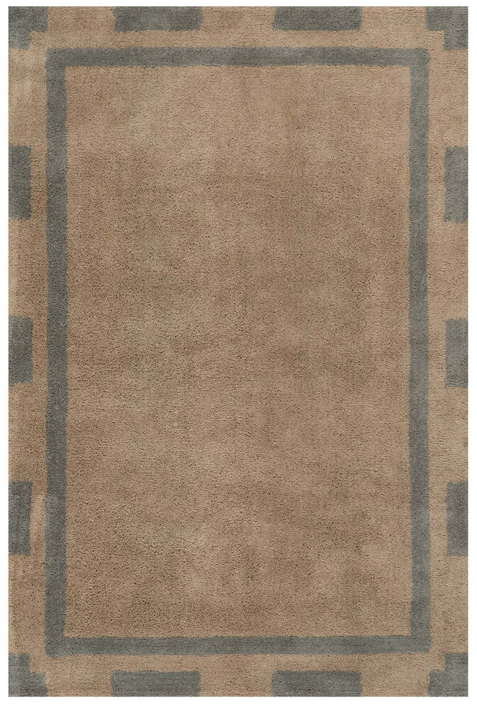 Dash & Albert - Orlina Bordered Grey Cotton Rug