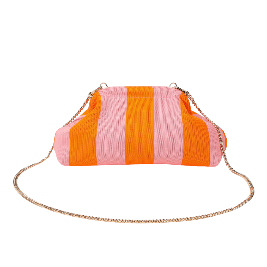 City Girl Pouch + Strap - Orange/Pink