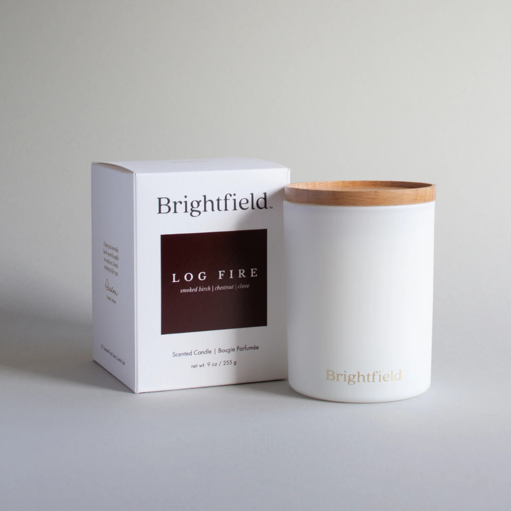 Log Fire Coconut Soy Candle