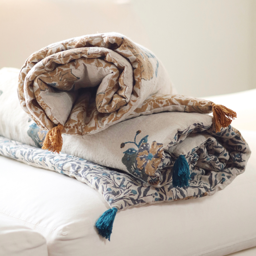 Floral Block Print French Mattress