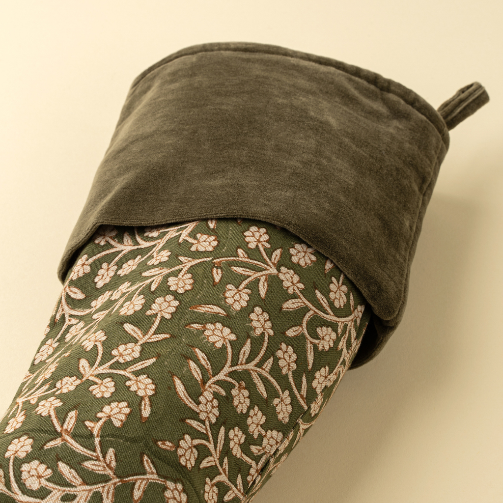 Wildvine Velvet Stocking - Olive