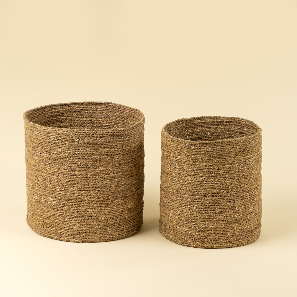 Costa Seagrass Baskets - Natural (Two Sizes Available)