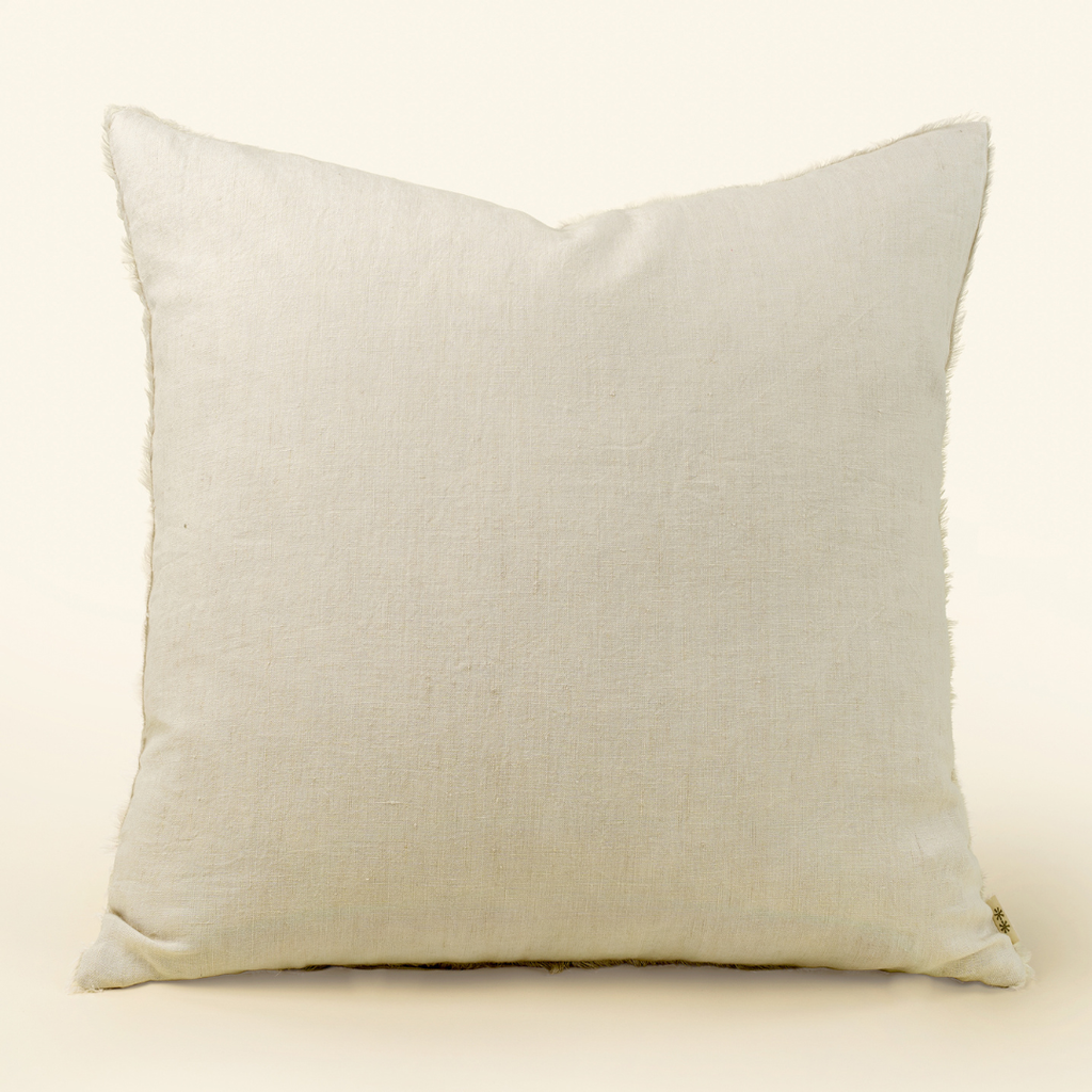 Lina Linen Pillow - Glacier