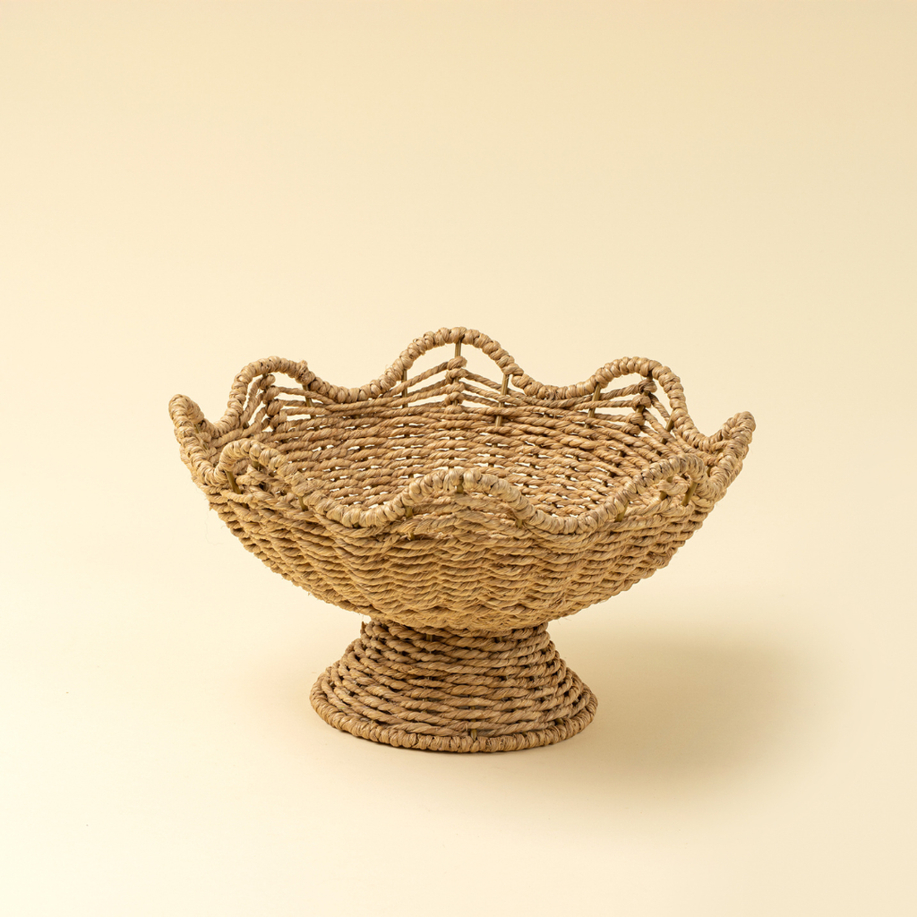 Cleo Scalloped Fruit Basket