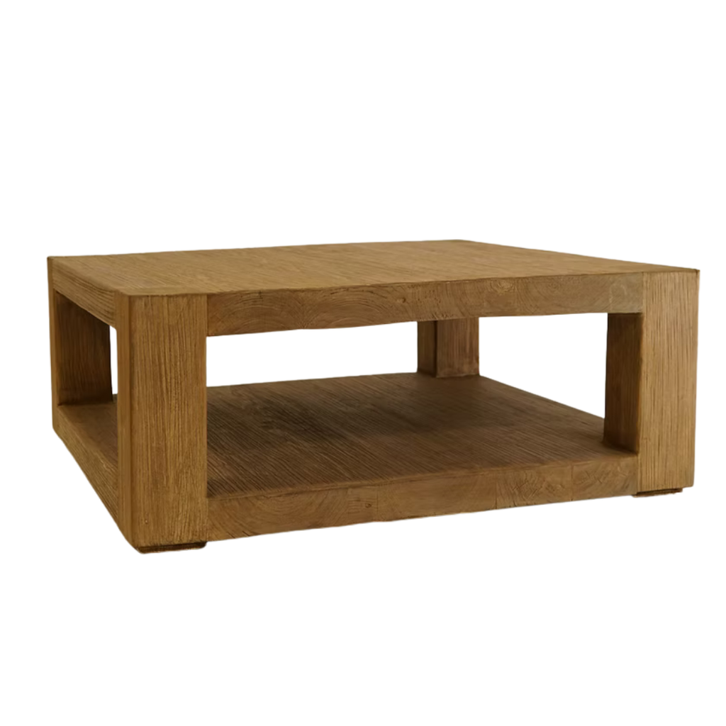 Arlo Reclaimed Wood Square Coffee Table (Two Sizes Available)