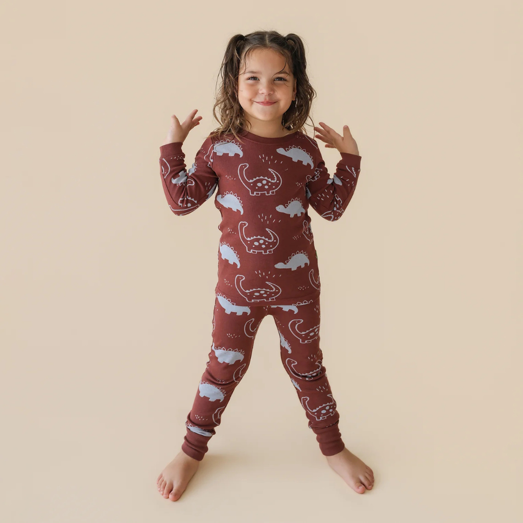 Parade Organics 'My Jammies' Organic Kids' Pajamas - Dinosaurs