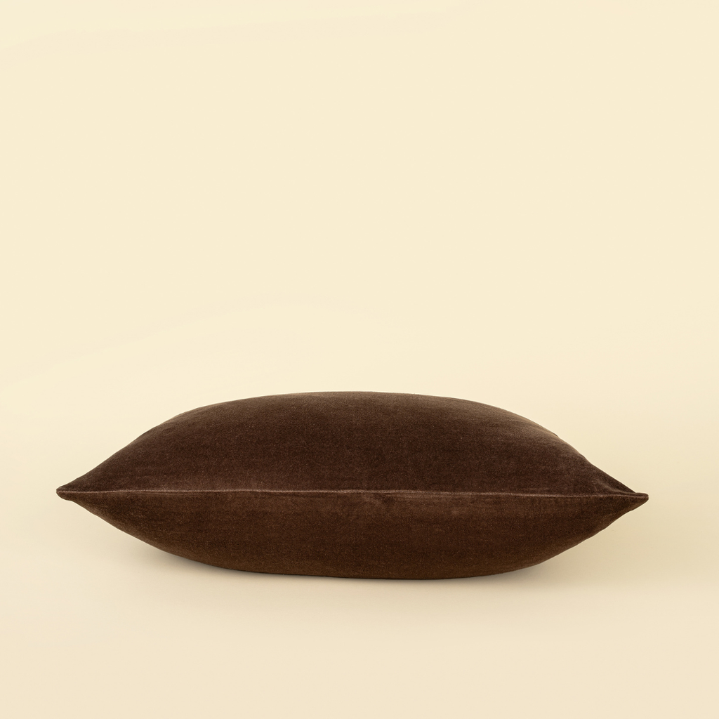 Vera Luxe Velvet Pillow - Clove (Two Sizes Available)