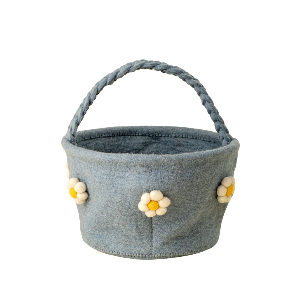 Daisy Easter Basket (Three Colours Available)