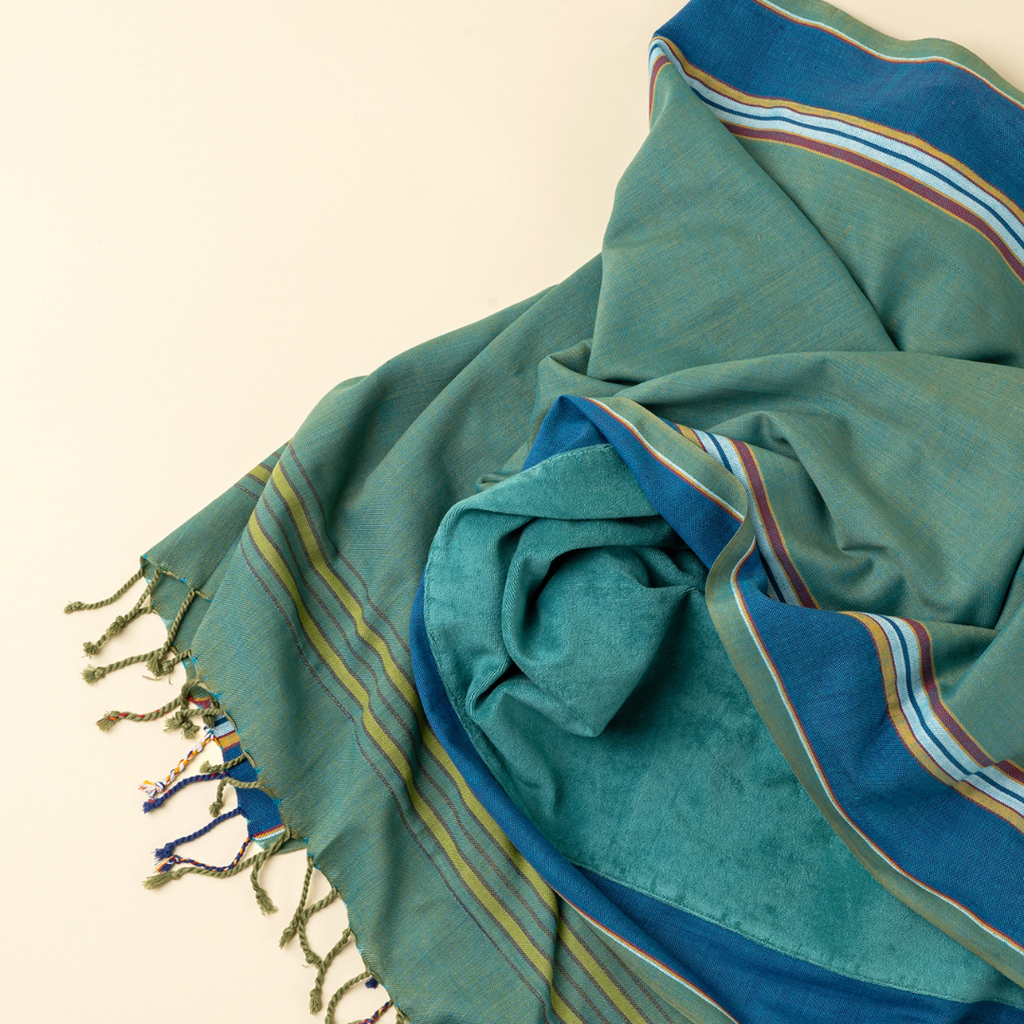 Kikoy Beach Towel / Sarong - Teal