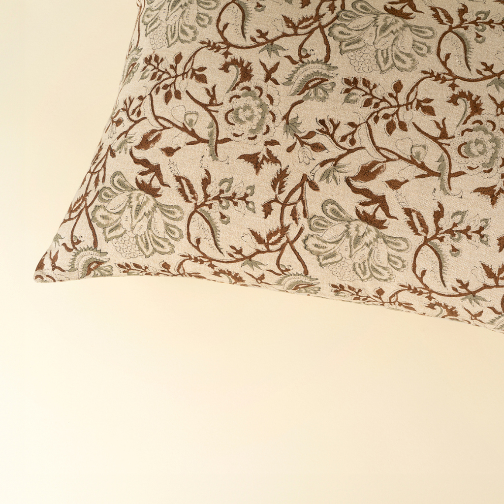 Sarika Block Print Pillow - 16" x 24"