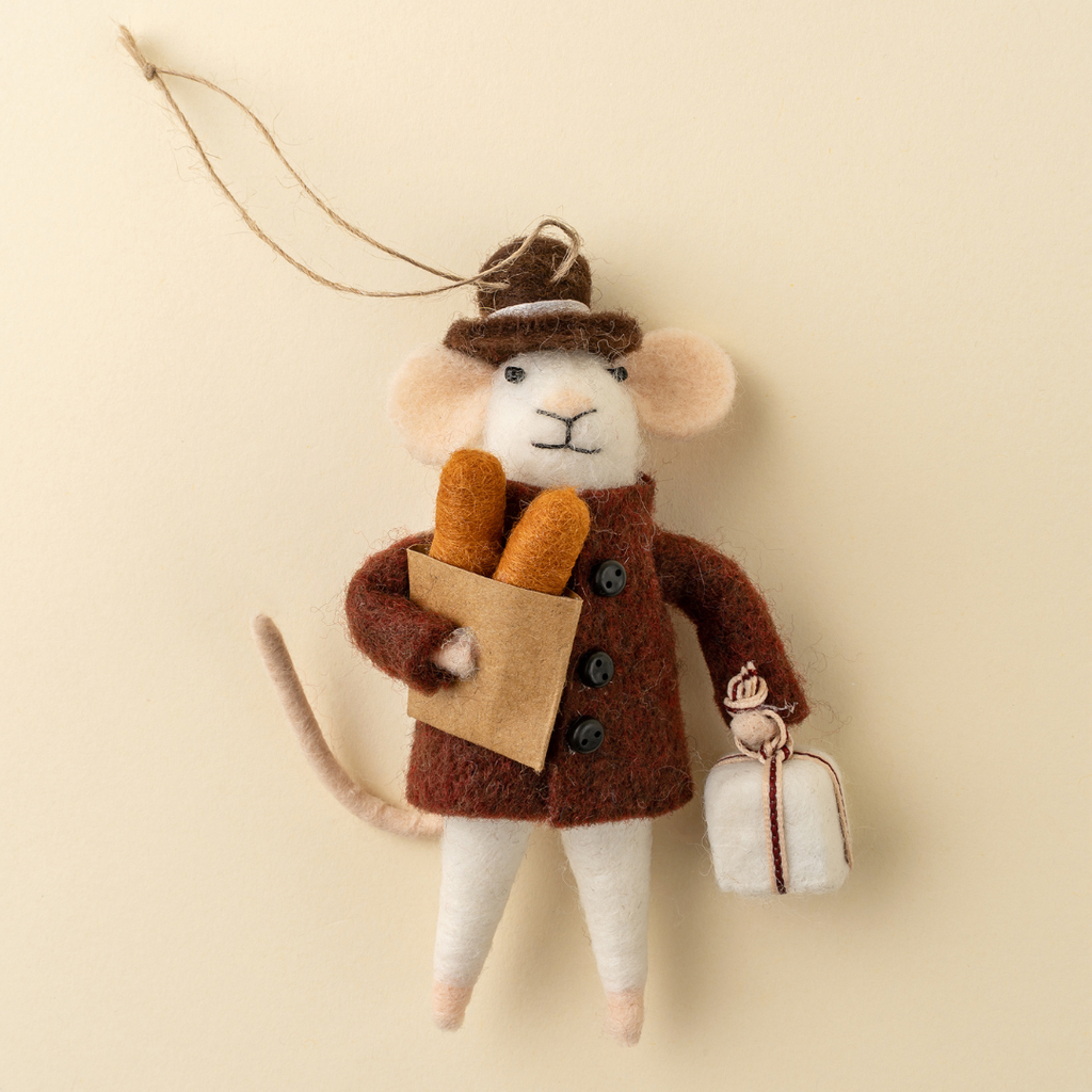 Baguette Benoit Mouse Ornament