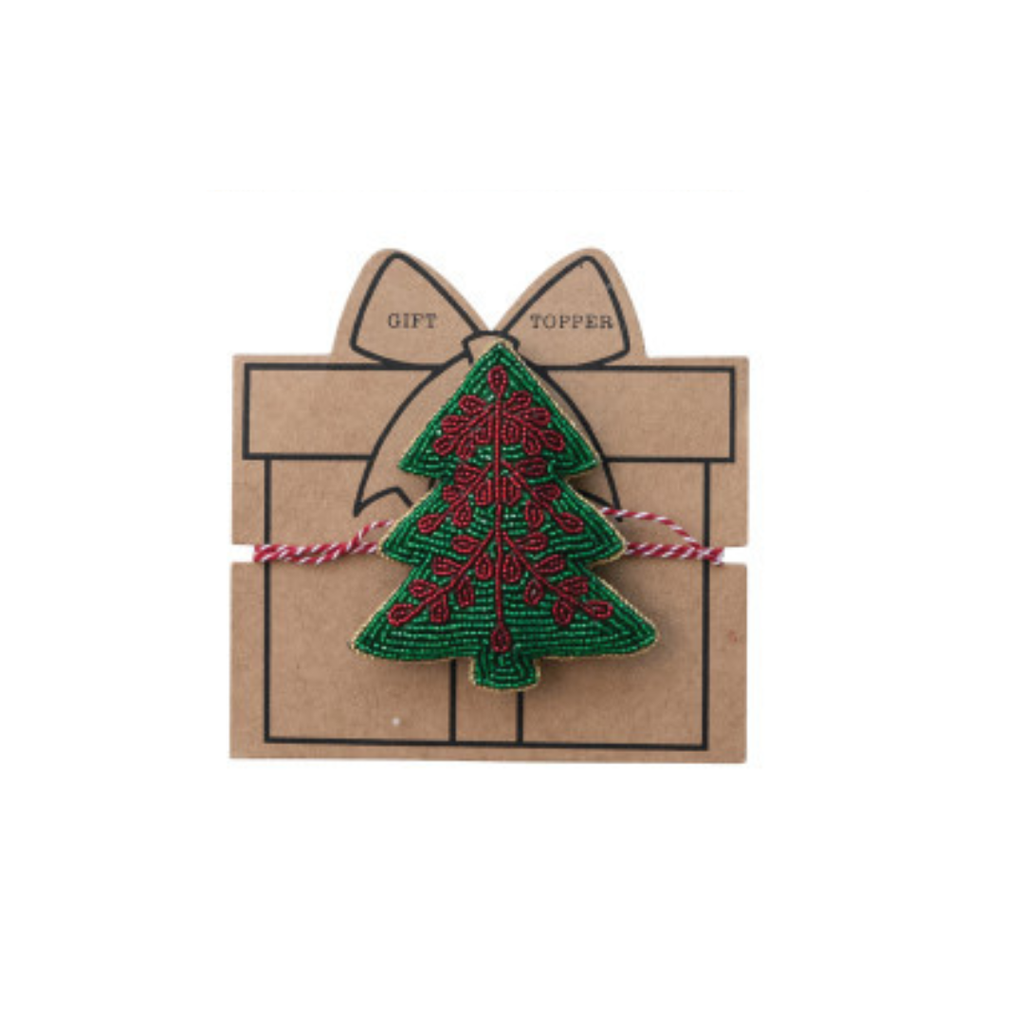 Beaded Tree Gift Topper (Four Styles Available)