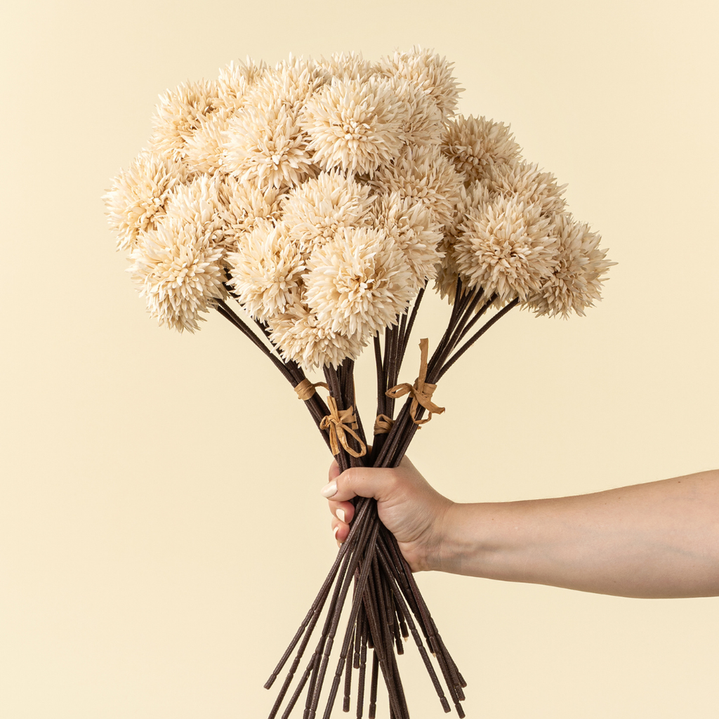 Mini Allium Bouquet - Cream