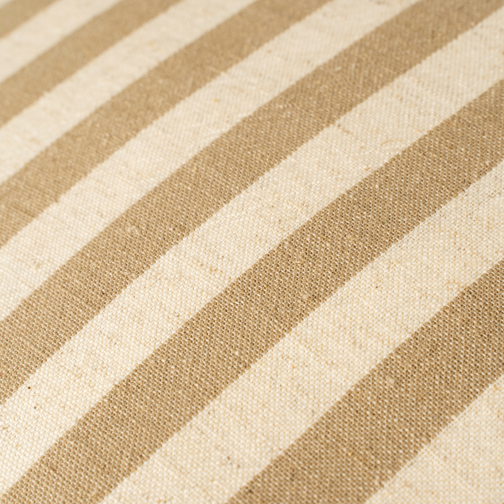 Narrow Stripe Pillow - Sand (20" x 20")