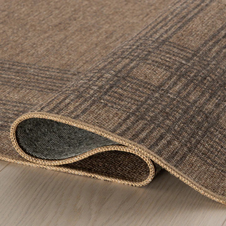 Dash & Albert - Bedford Soft Plaid Tan Machine Washable Rug