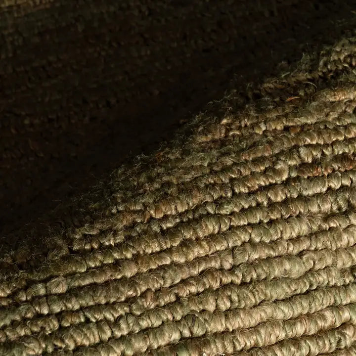 Dash & Albert - Varnu Textured Handmade Green Jute Rug