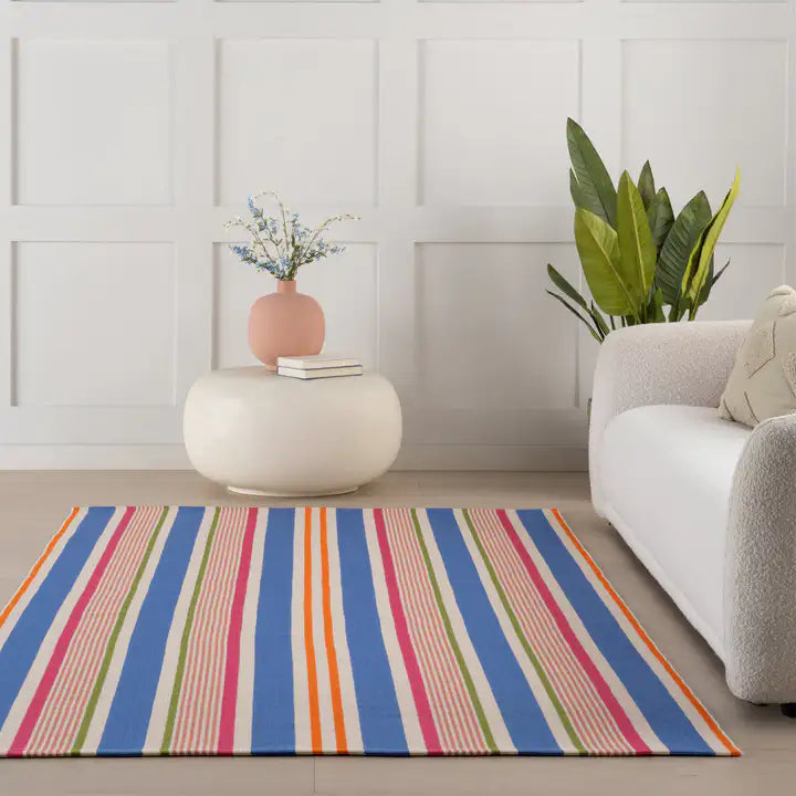 Dash & Albert - Festival Stripe Handwoven Indoor/Outdoor Rug