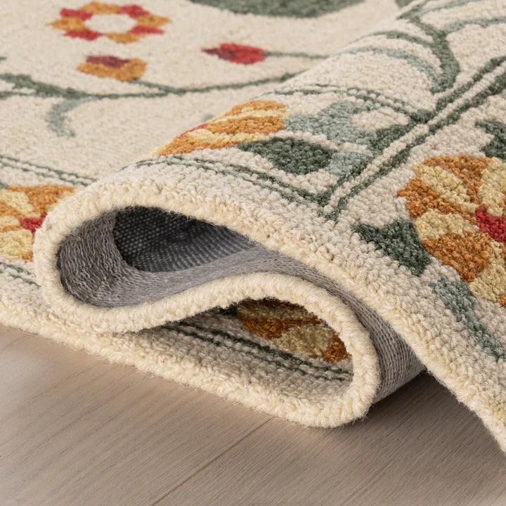 Dash & Albert - Shangrila Folk Floral Wool Rug