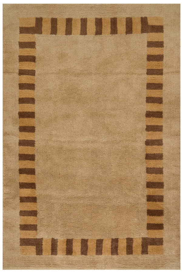 Dash & Albert - Sabrine Bordered Ivory Cotton Rug