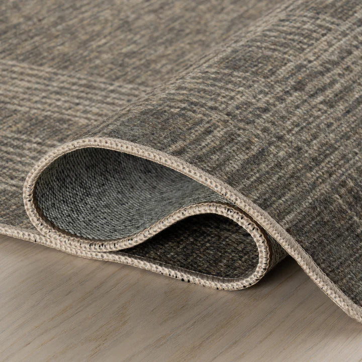 Dash & Albert - Bedford Soft Plaid Brown Machine Washable Rug