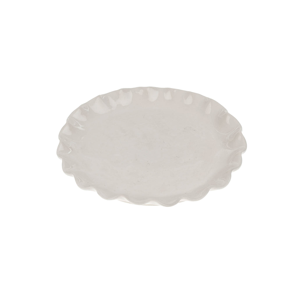 Scalloped Dessert Plate