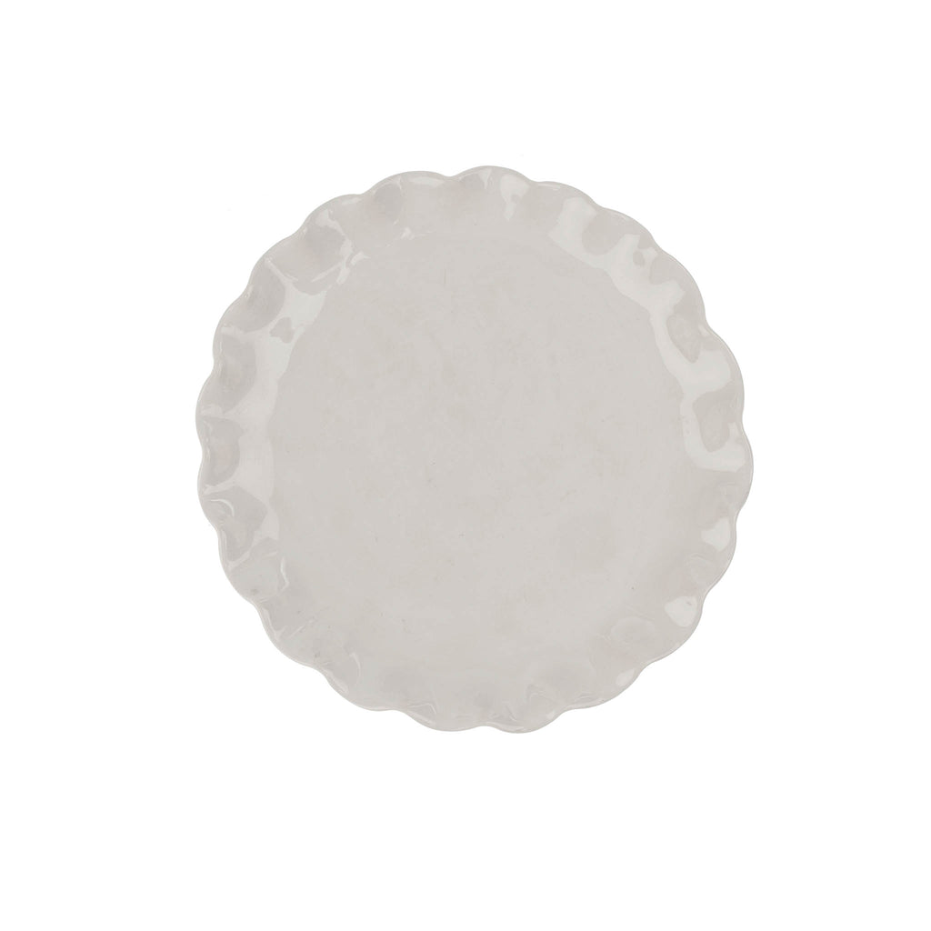 Scalloped Dessert Plate