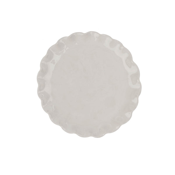 Scalloped Dessert Plate