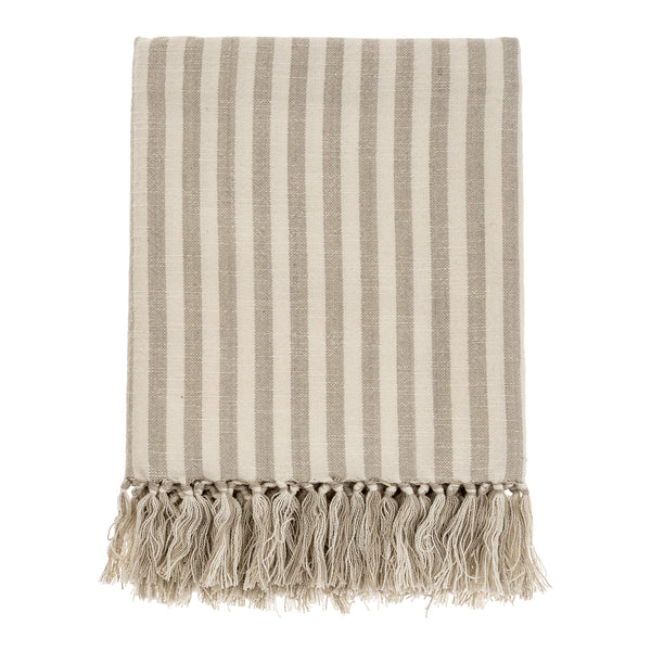 Bengal Stripe Bath Towel - Stone