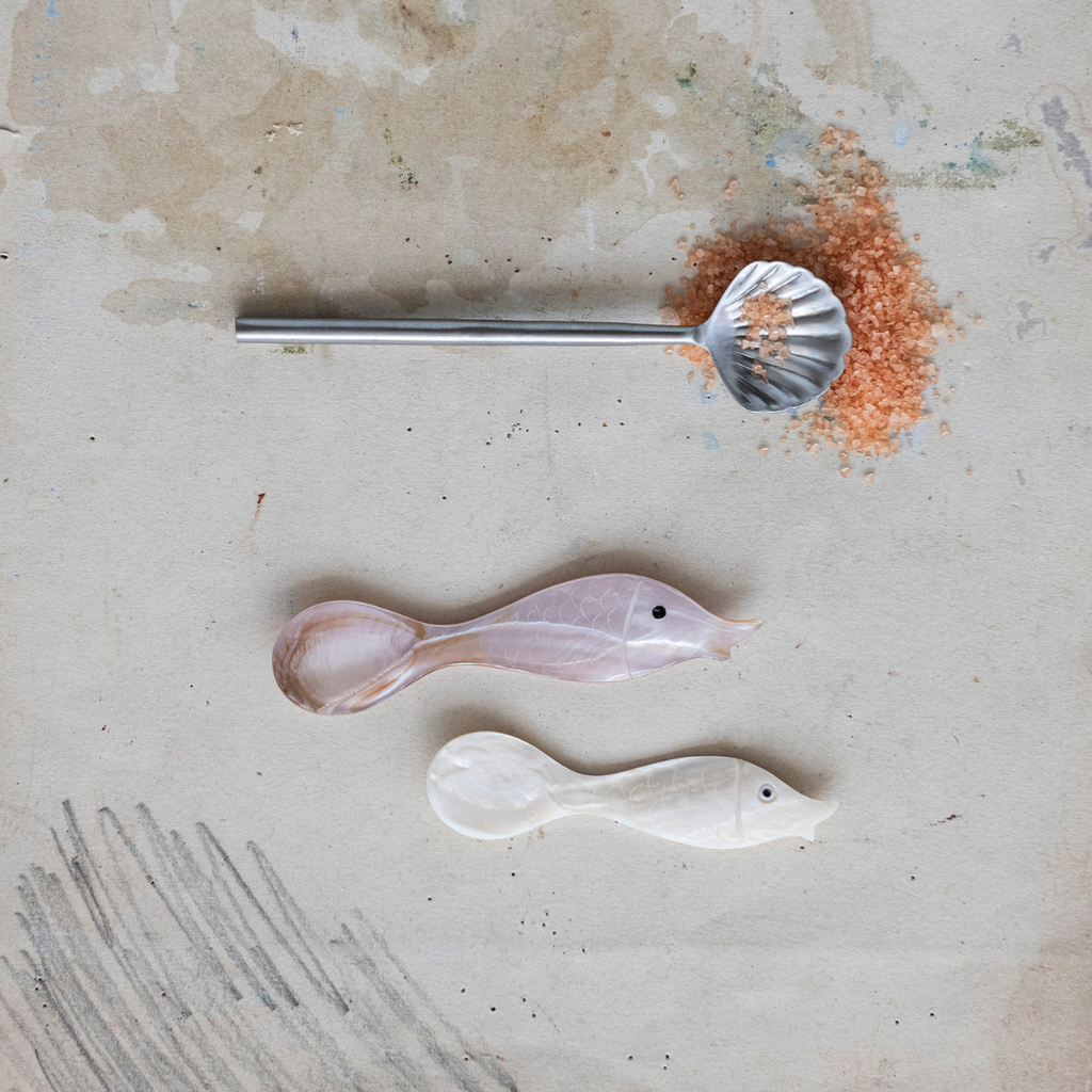 Oyster Shell Fish Spoon
