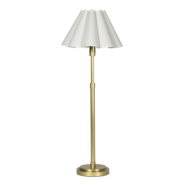 Polly Buffet Lamp - Natural Brass (Available in White & Green)