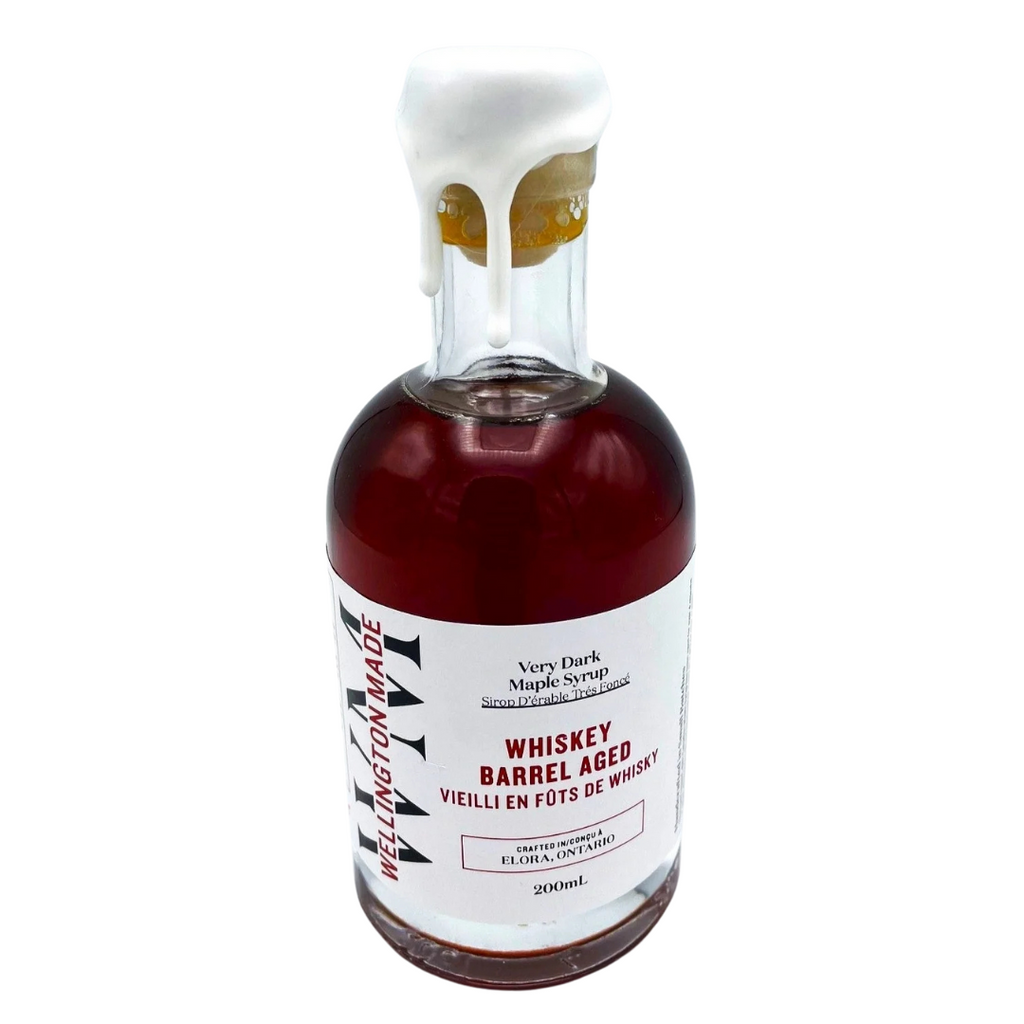 Whiskey Barrel Aged Maple Syrup