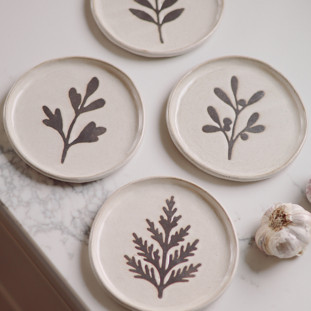 Pressed Botanical Plates (Four Styles Available)