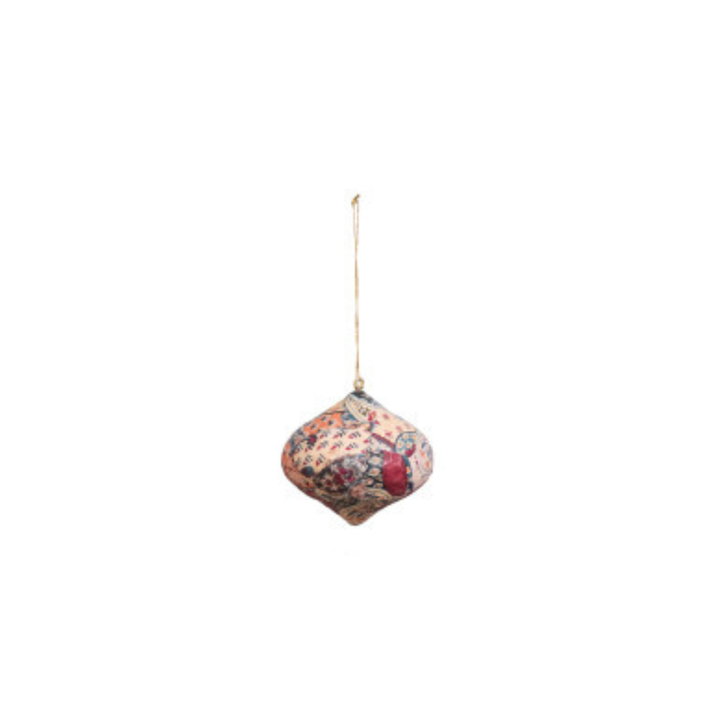 Block Printed Finial Ornaments (Eight Styles Available)