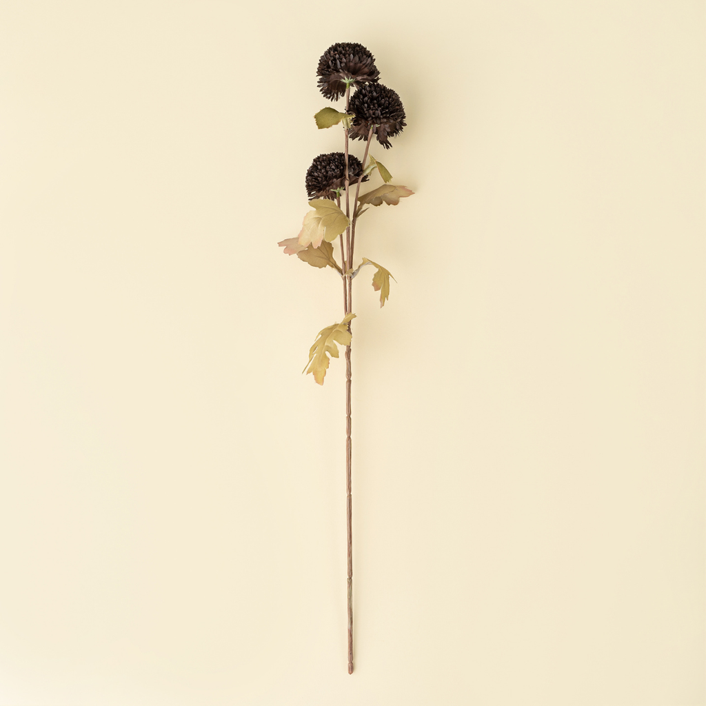 Pom Pom Floral Stem - 30"H