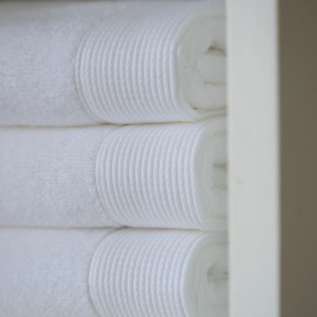 Terry Bath Towel - Chalk