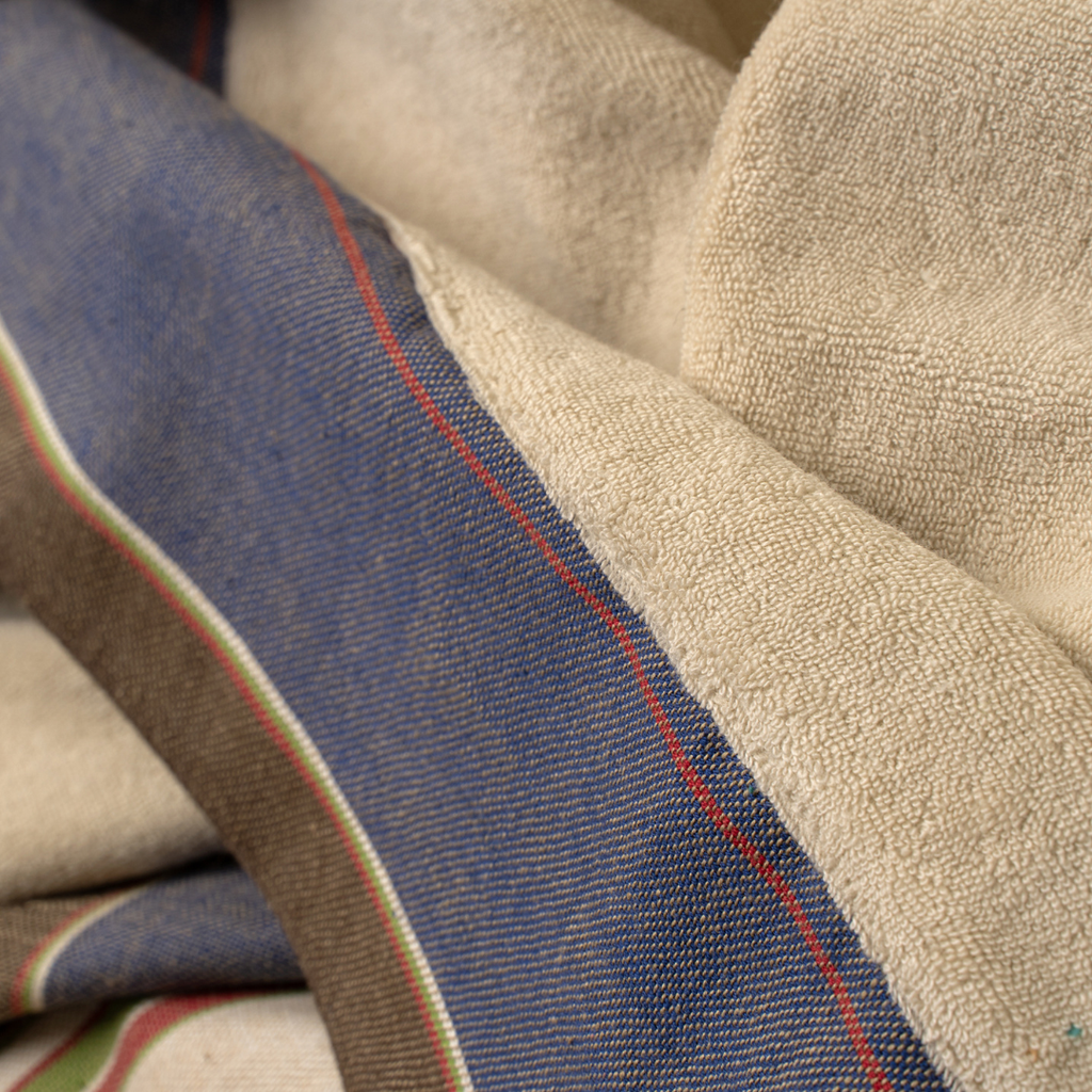 Kikoy Beach Towel / Sarong - Natural