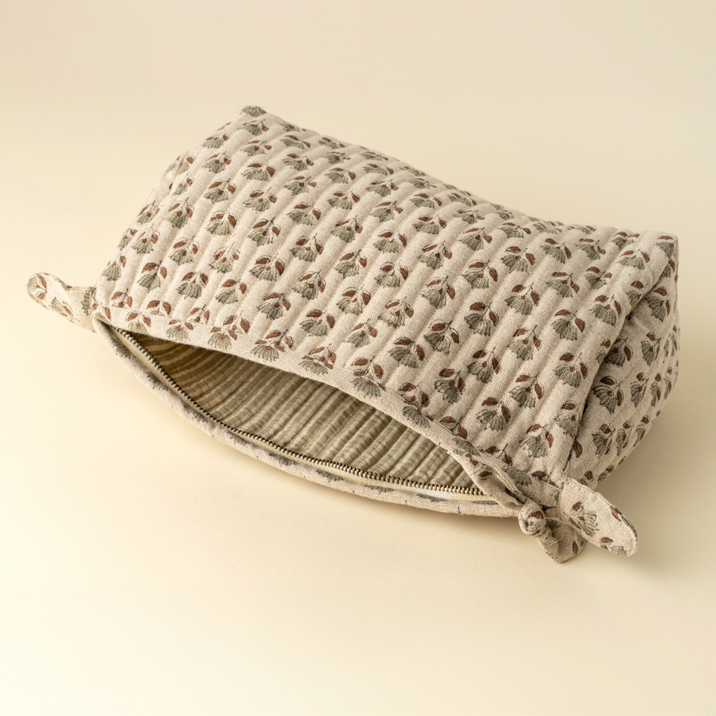 Monisha Block Print Pouch (Two Sizes Available)